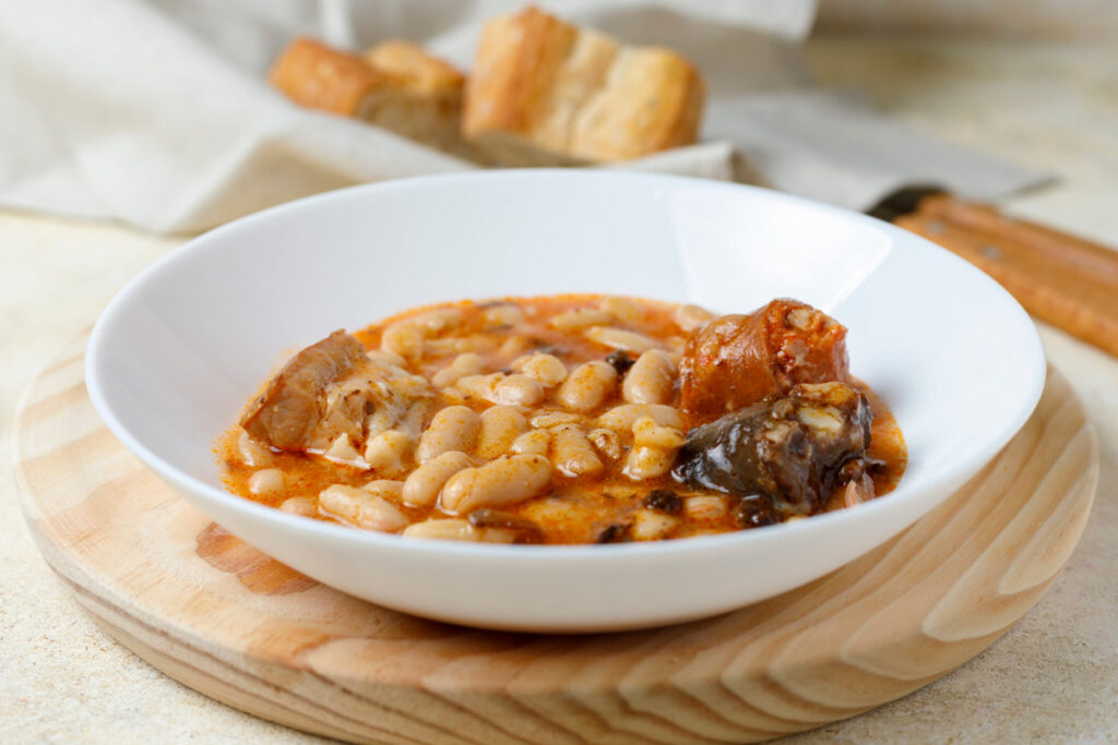 Fabada Asturiana frijoles cocidos